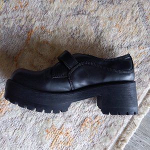 Y2K Chunky Platform Buckle Loafer Mudd